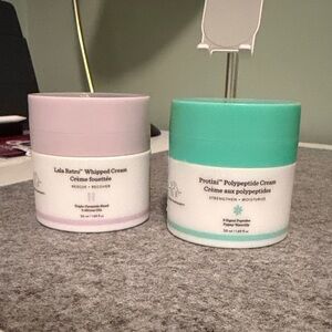 EMPTY - Drunk Elephant Lala Retro and Protini Cream containers